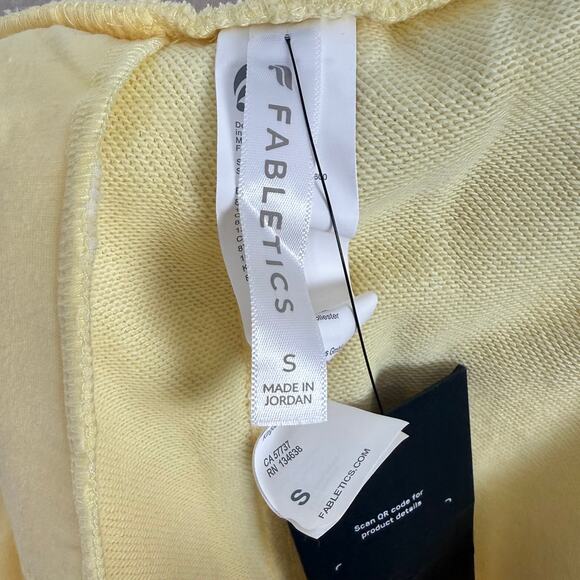 Fabletics Year Round Terry Mini Skirt Butter Yellow NWT Size Small - Picture 4 of 5